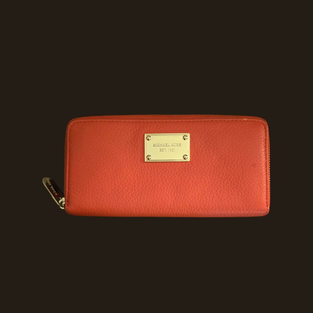 Red Michael Kors Wallet
